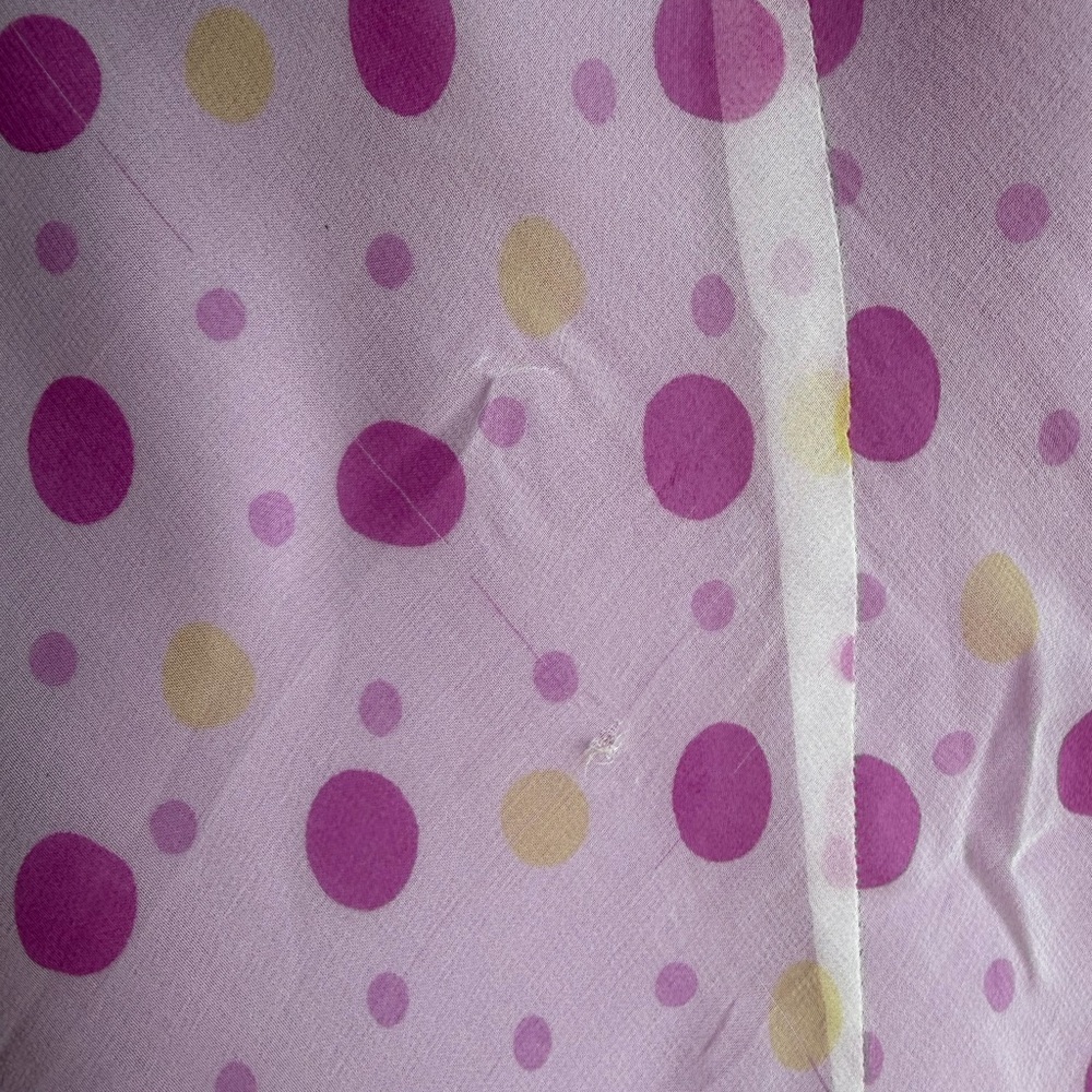 vintage pink polka dot silk slip dress y2k - Picture 12 of 12
